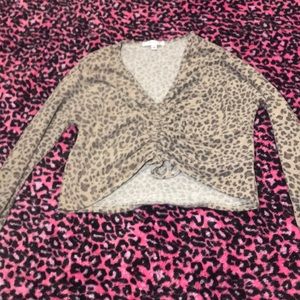 Soft Cheetah print longs sleep shirt